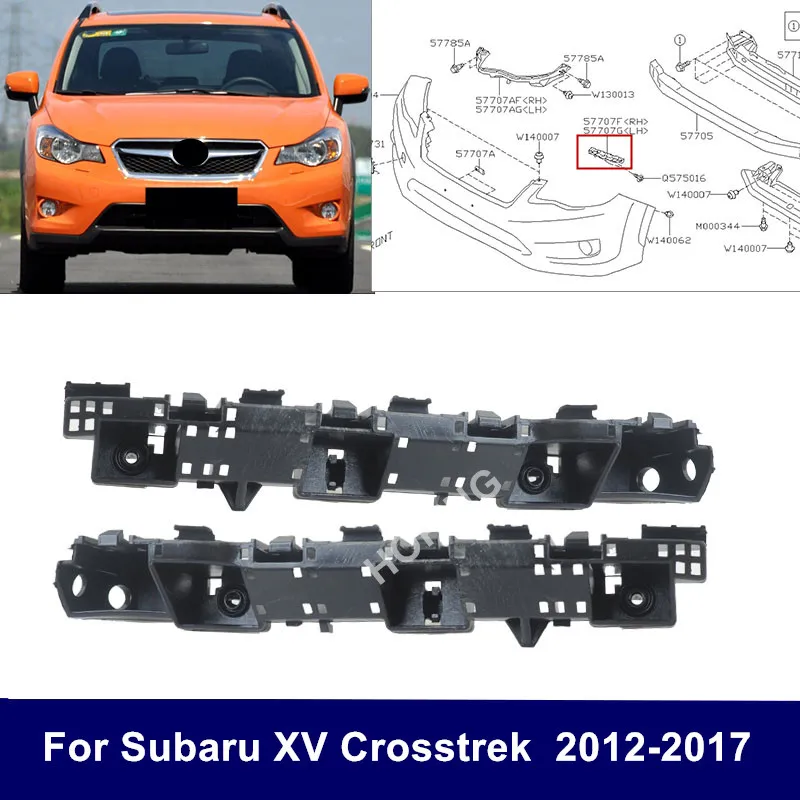 Front Bumper Side Bracket For Subaru XV Crosstrek  2012-2017 Bumper Retainer Support 57707FJ140 57707FJ150  car accessories