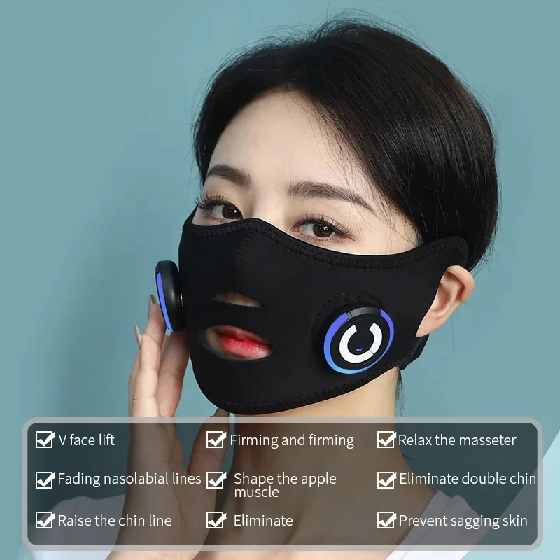 Tragbare Doppel Kinn Wange Lift up Schönheit V Linie EMS Elastische Gesichts Abnehmen Gerät Facelift Verband Gürtel