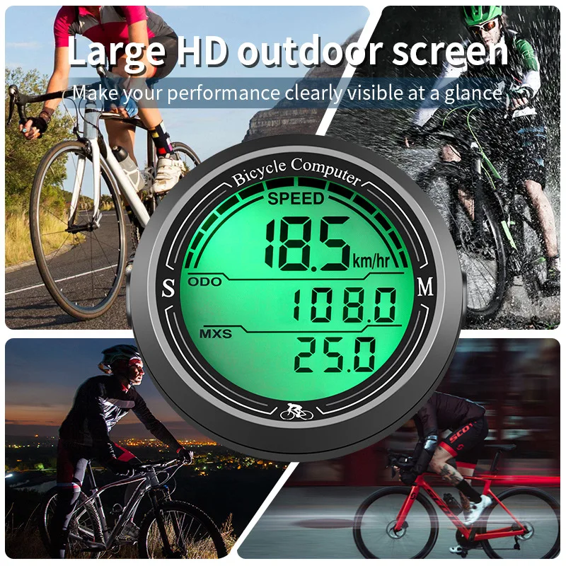 Inbike-cycling speedometer, odometer, speedometer, Wired, waterproof, bicycle computer