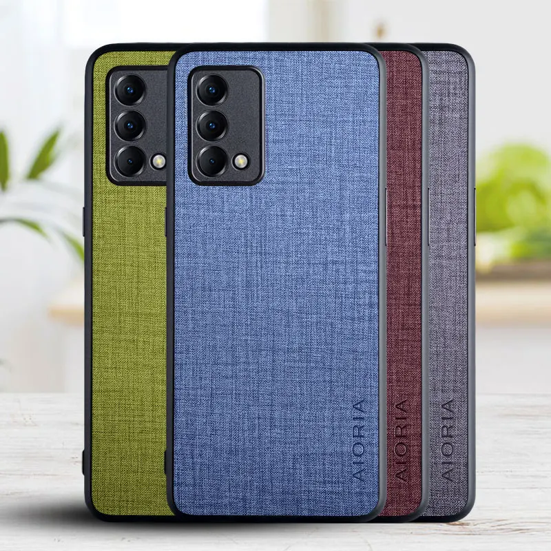 Funda para Oppo Realme GT Master Edition, carcasa con patrón cruzado, diseño de cuero PU, funda de teléfono para realme gt master