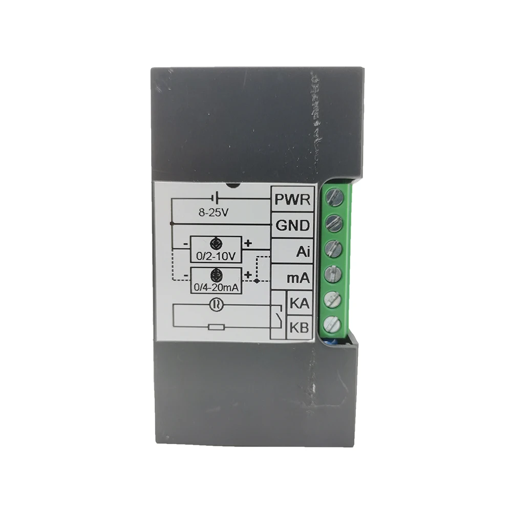 Imagem -04 - Indicador de Sinal Analógico Medidor de Display Digital 010v 020ma 2-10v 4-20ma 8-25v Indicador Relé Out Porta Rs485