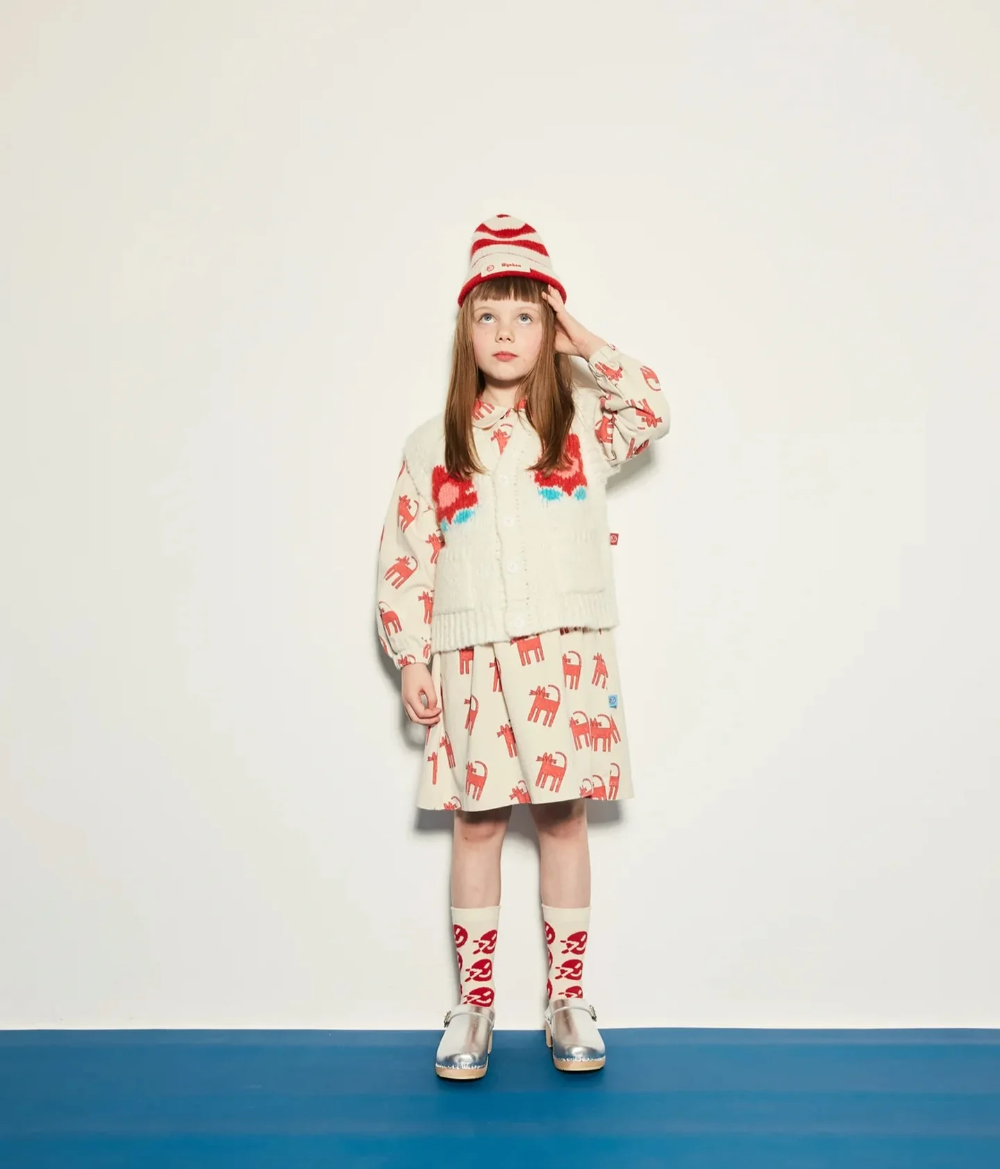 Wynken-Robe courte en denim pour filles, jupe à manches longues, robes de princesse pour enfants, ensemble de pantalons en Y pour enfants, mode bébé, 2024AW