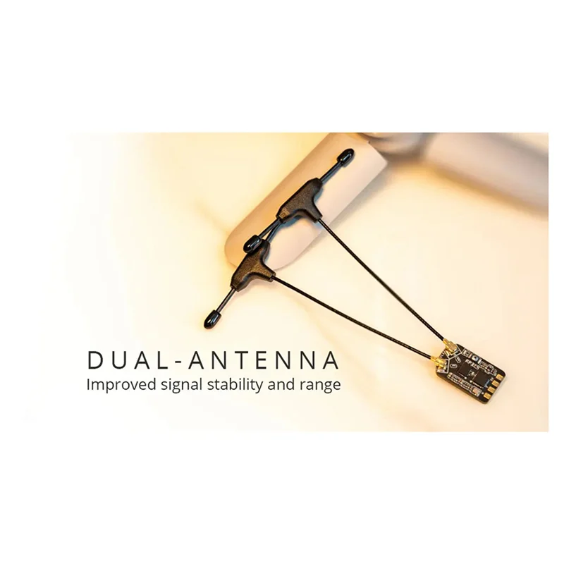 AS95-2X RP3 جهاز استقبال هوائي مزدوج التنوع Expresslrs ELRS 2.4 جيجا هرتز نانو استقبال لطائرة RC FPV حرة Tinywhoop