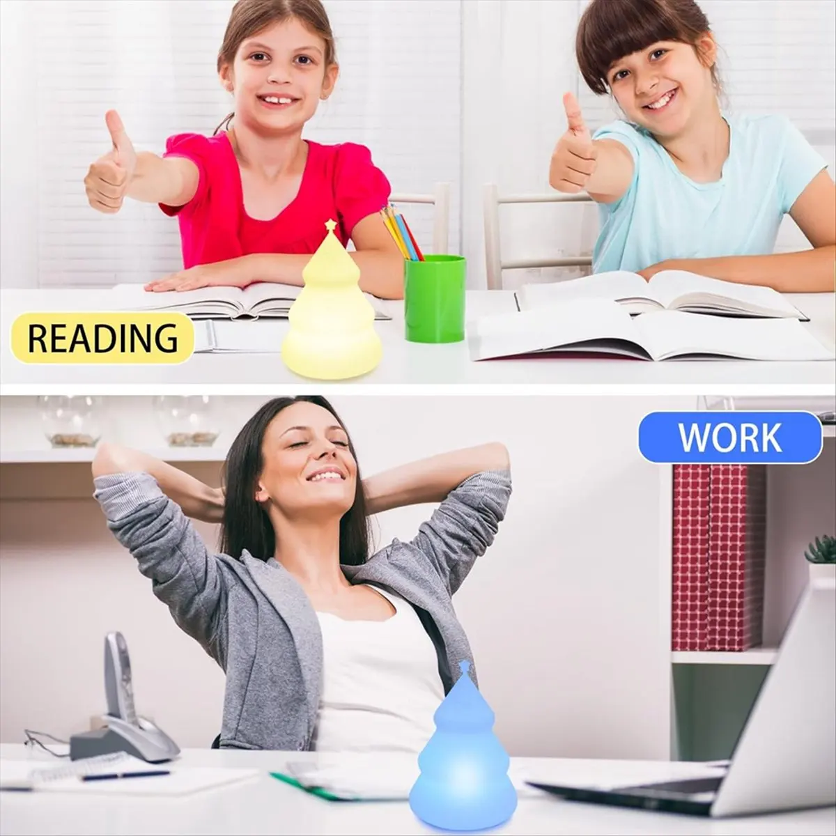 Lampada respiratoria stabile Strumento di meditazione visiva guidata per la consapevolezza, scorre la respirazione calma la tua mente Sollievo dall'ansia da stress