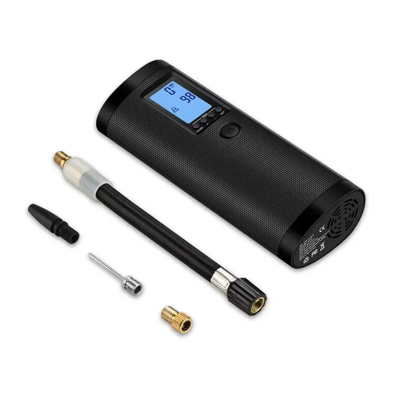 Intelligent Digital Display Multifunctional Wireless Tire Inflator Air Pump Accessories for Motorcycle