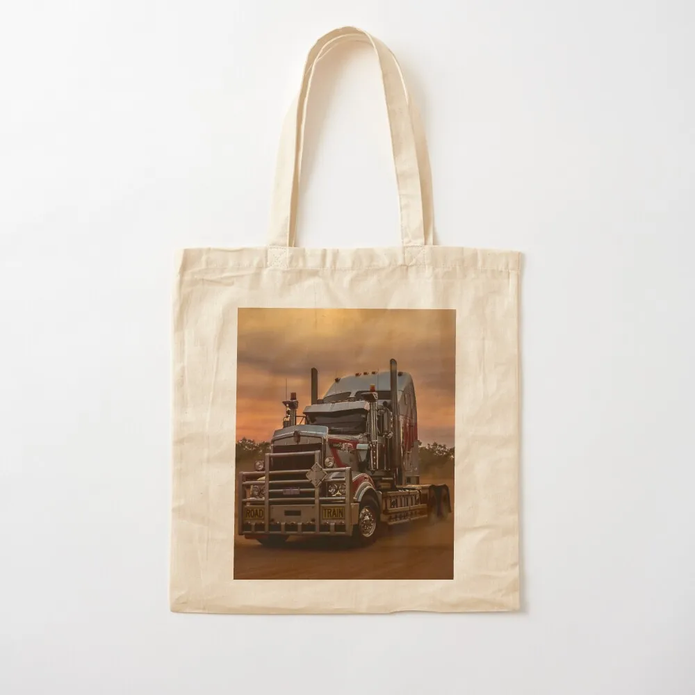 Prime Mover Kenworth truck at Sunset Tote Bag