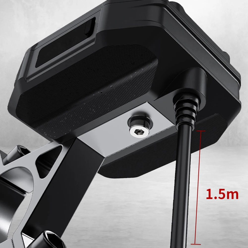 Sistema de supervisión de presión de neumáticos TPMS para motocicleta con 2 sensores, sistema de alarma de monitoreo de presión de neumáticos de motocicleta, resistente al agua IP65