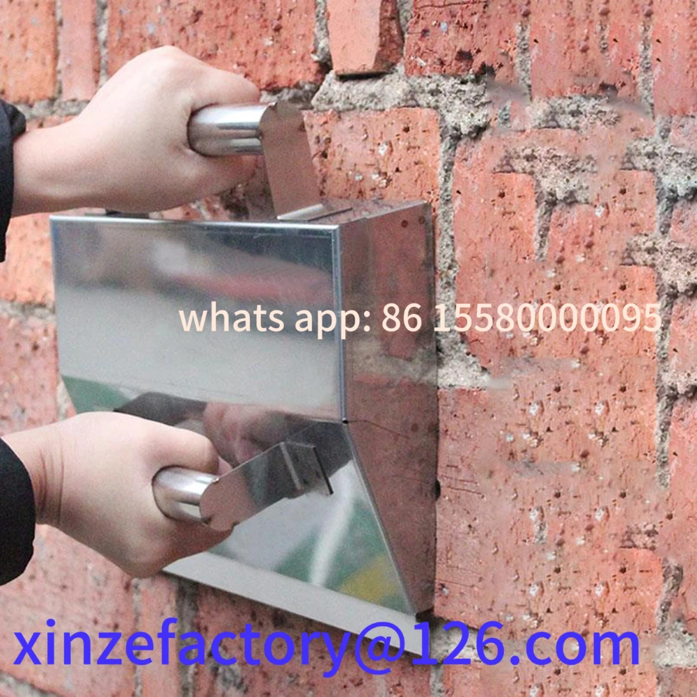 

Customizable Stainless Steel Wall Plaster Concrete Scraping Dust Trowel Powder Putty Scraper