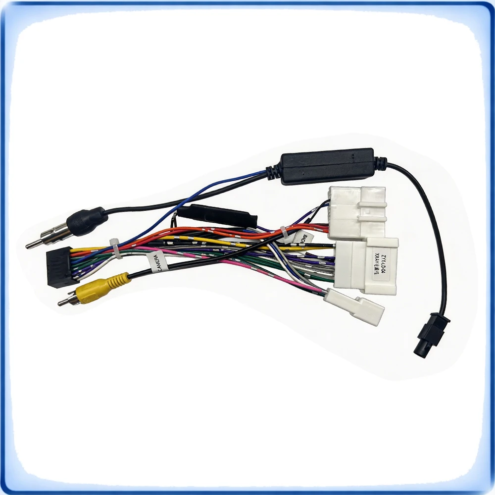 24&12Pin to 16Pin Car Radio Wiring Harness Adapter for Lada Xray 2015-2019 Low Version Android Stereo Cable