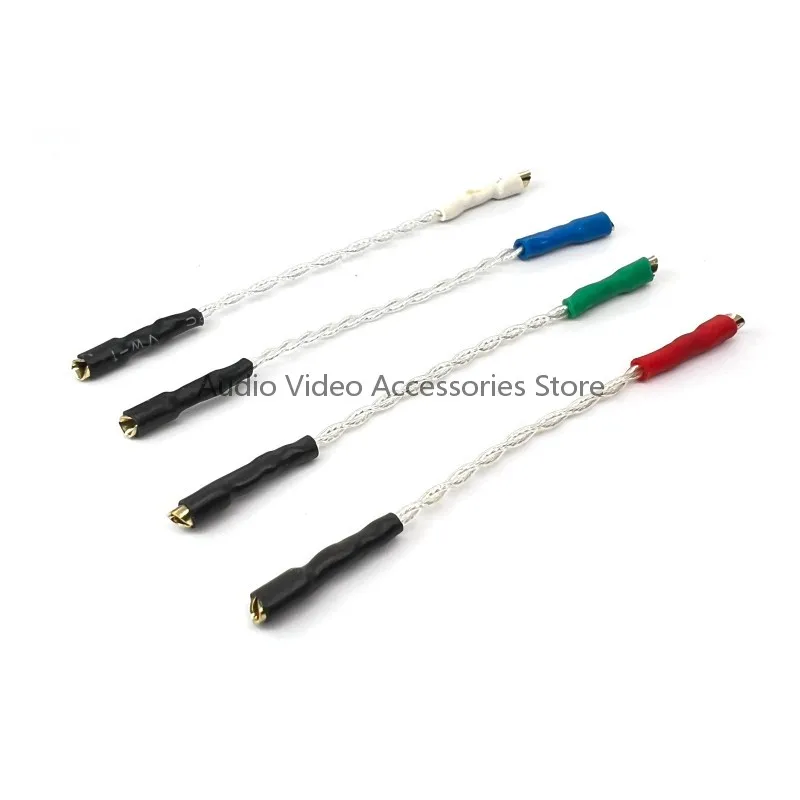 4Pcs Turntable Cartridge Stylus 5N Pure Silver Wire Thread 50mm Enthusiast High-End For LP Vinyl Record Player HIFI Accessories
