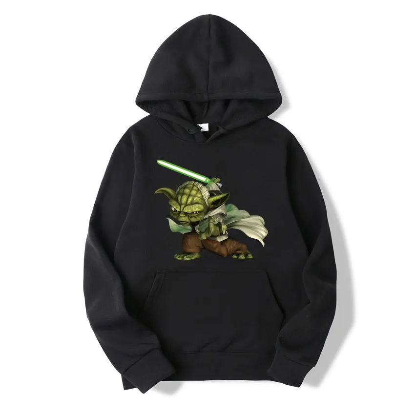 The Mandalorian Master Yoda Men Hoodie Spring Autumn 2024 Casual Women Sweatshirt Fashion Couple Oversized Clothes Pullover Tops