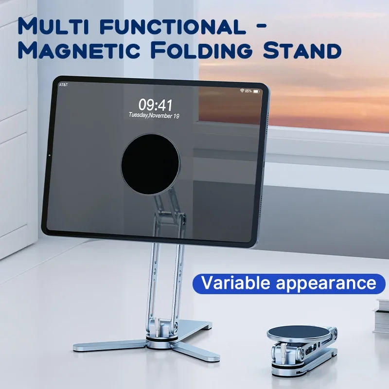 Foldable Desktop Mobile Phone Stand for IPad IPhone Smartphone Support Tablet Desk Phone Portable Holder Bracket Selfie Stick