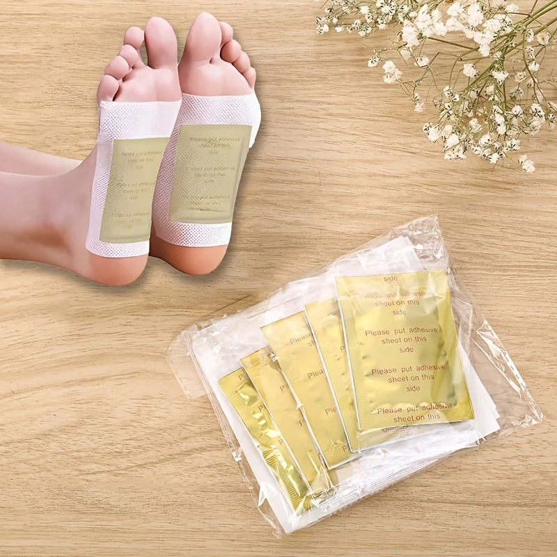 

30/90pcs Ginger Foot Patches for Removing Dampness - Sole Care Pads,Deep Cleaning & Moisture Absorption,Massage Pads After Foot
