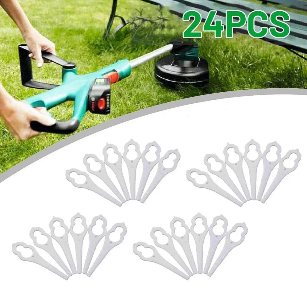 para Bosch f 016800177 Lâminas de Segurança de Plástico Art 23 Accu Trim Pacote de 24 para Aparador de Grama sem Fio
