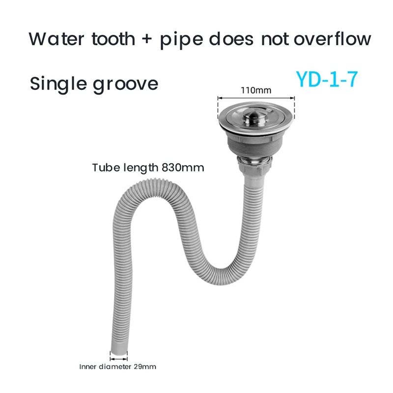 Tappo di scarico tappo per lavello in acciaio inossidabile, tappo di scarico per lavabo per Shampoo, tappo per lavello con raccoglitore per capelli per letto per Shampoo