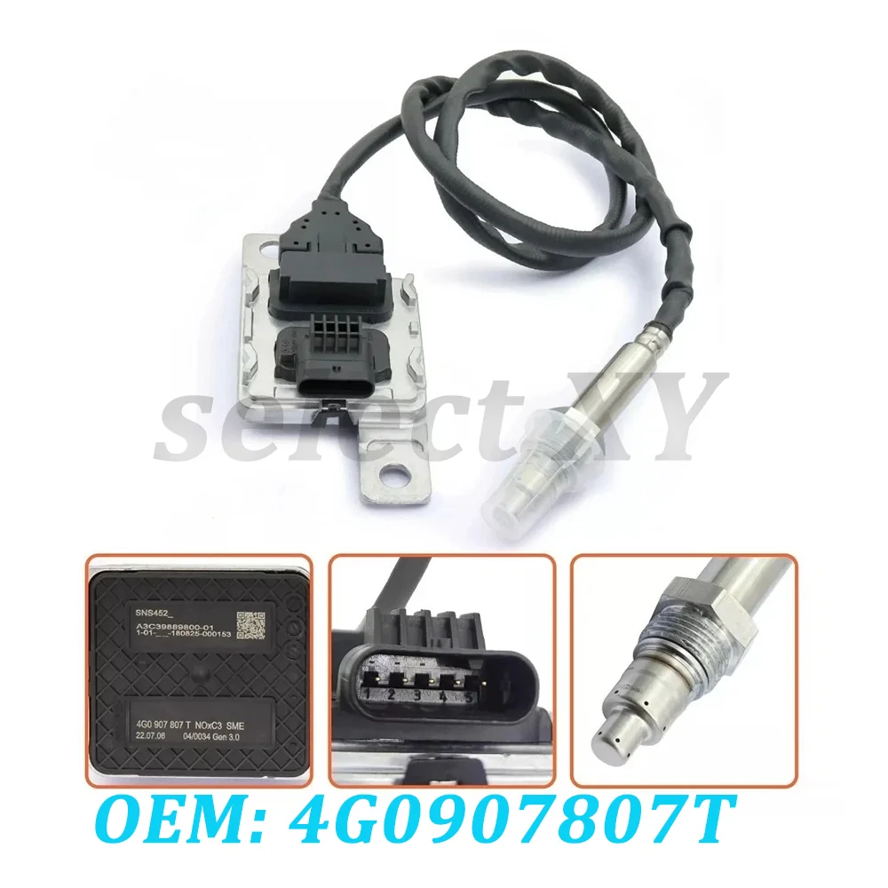 Датчик NOx 4G0907807T 4G0907807K для VW Touareg Passat 2.0, AUDI A6 A7 Sportback A8 3.0 TDI Quattro 2012-2019 CVUA CVUB