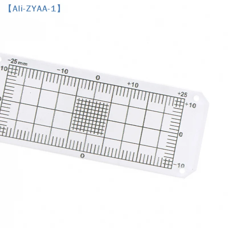 【ZYAA-1】Clear Acrylic Crack Gauge Monitor Accurate Crack Monitoring Record Tool Crack Measuring Instrument