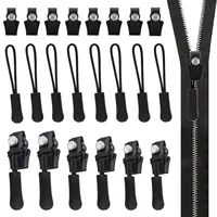 12PCS Universal Zipper Head Fixer Quick Instant Detachable Zipper Repair Kit Replacement Zipper Slider Pull for Jacket Bag Coat