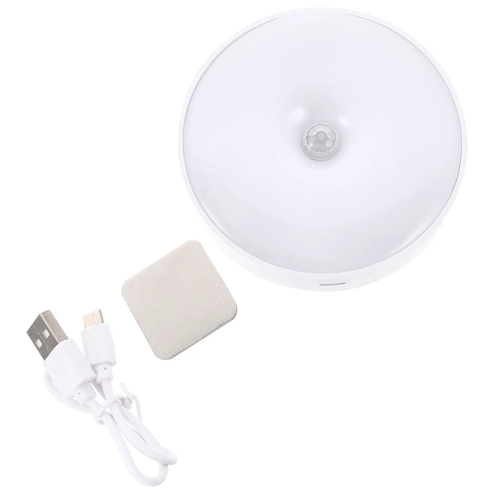 

1Pcs Body Sensing Night Light ABS Warm LED Sensor Lamp for Bedroom Room Wall Tabletop Hanging Sleep Reading Atmosphere Lamp