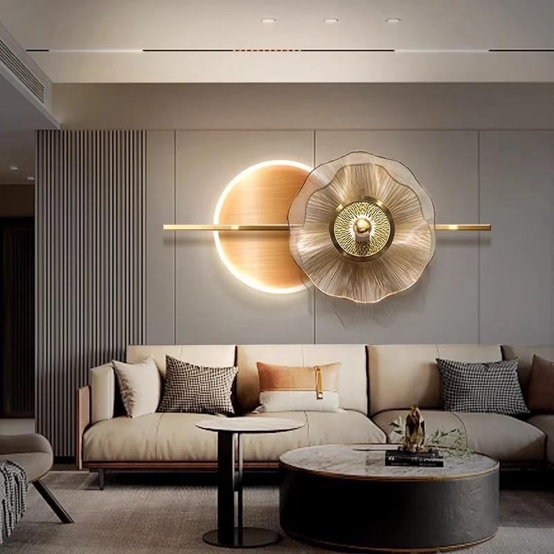 لوحة إضاءة محيطة فاخرة مجسمة وحديثة وخفيفة الوزن ولوحة معلقة راقية #2