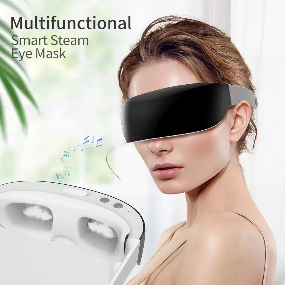 Music Electric Eye Massager 3 Gear Temperature Regulation Hot Compress Massage Eye Care Instrument Relief Fatigue Improve Sleep