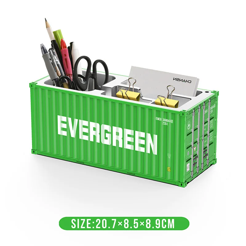 

1: 20 Container Model, Simple and Multifunctional Office Desk, Pen Holder, Storage Box, Home Decoration Technology