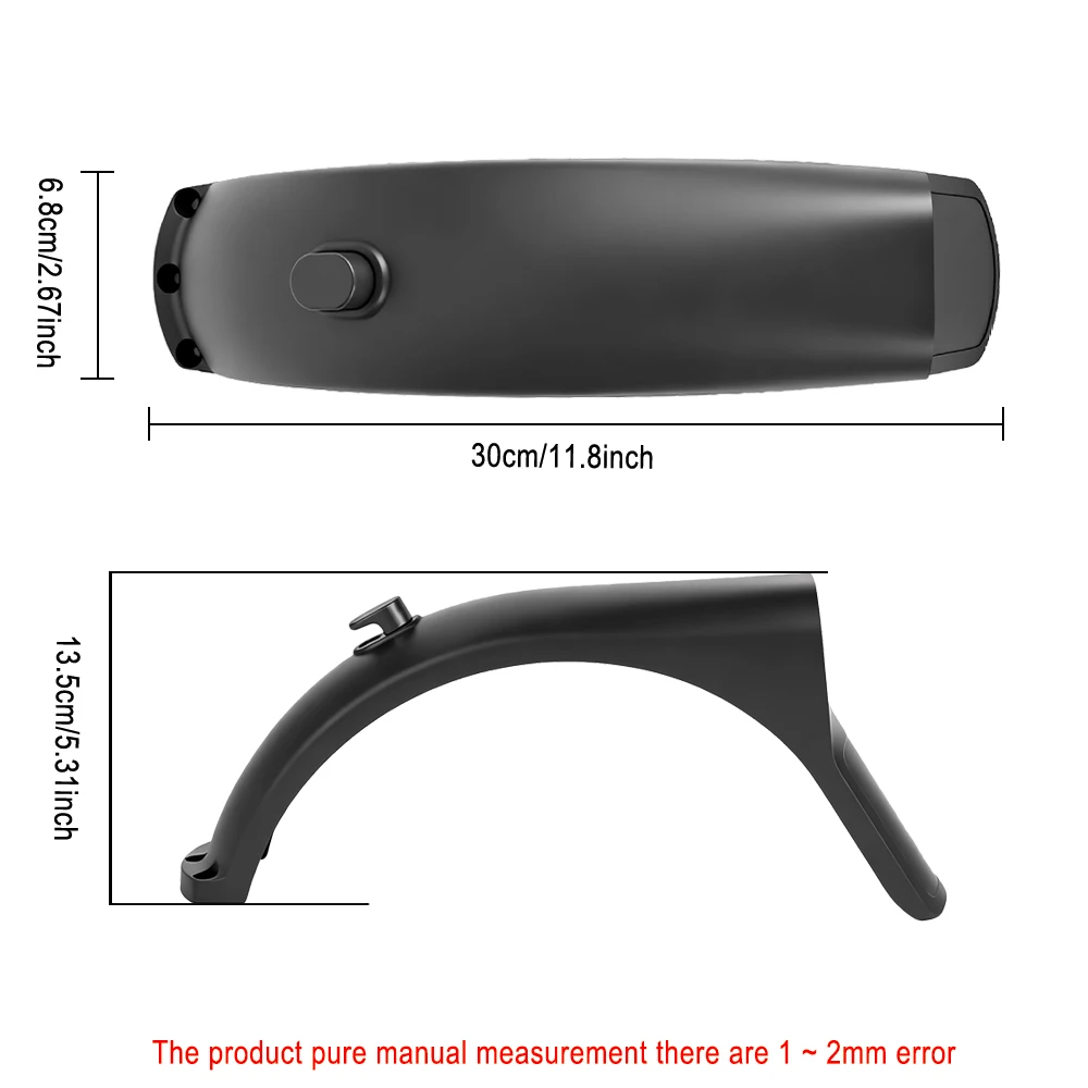 Hinterer Kotflügel, Halterung für den hinteren Kotflügel für Xiaomi 5 Pro Elektroroller, Rücklicht-Zubehör, Roller-Kotflügel-Ersatzzubehör – Detail 6