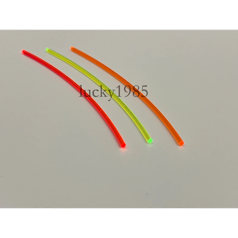 Fibra óptica de 4 pulgadas para mira frontal, accesorio de vista de arco compuesto, color rojo/Verde/naranja, 1,5mm, 2,0mm, 2,5mm, 3,0mm