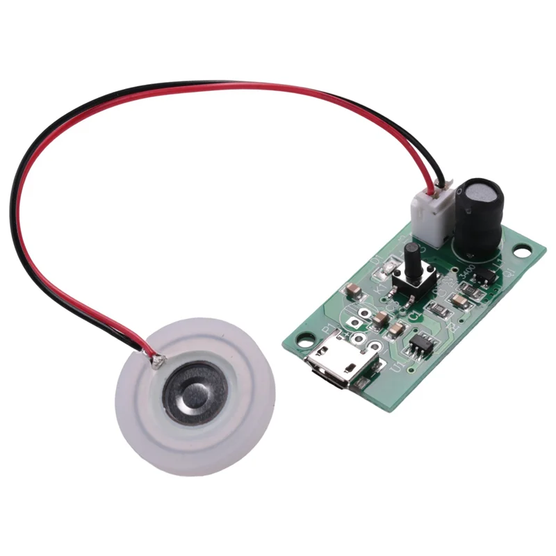 6Pcs Mist Maker Atomization Plate With 5V USB Humidifier Module Integrated Circuit Board Driver With Timing Switch