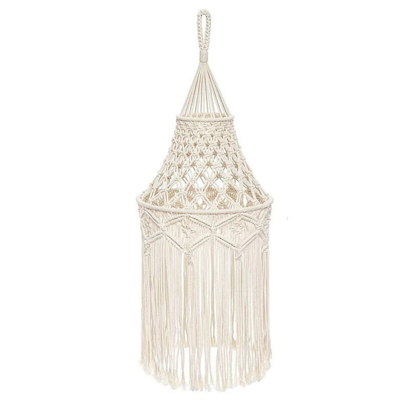 

Boho Hanging Lamp Cover Ceiling Pendant Light Cover Fit For Home Bedroom Decorative