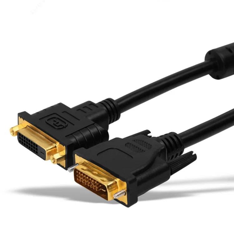DVI to DVI 24+1 Full Pinout Male to Female Extension Cable DVI-D Dual Link Digital Video for Monitor Graphics Card