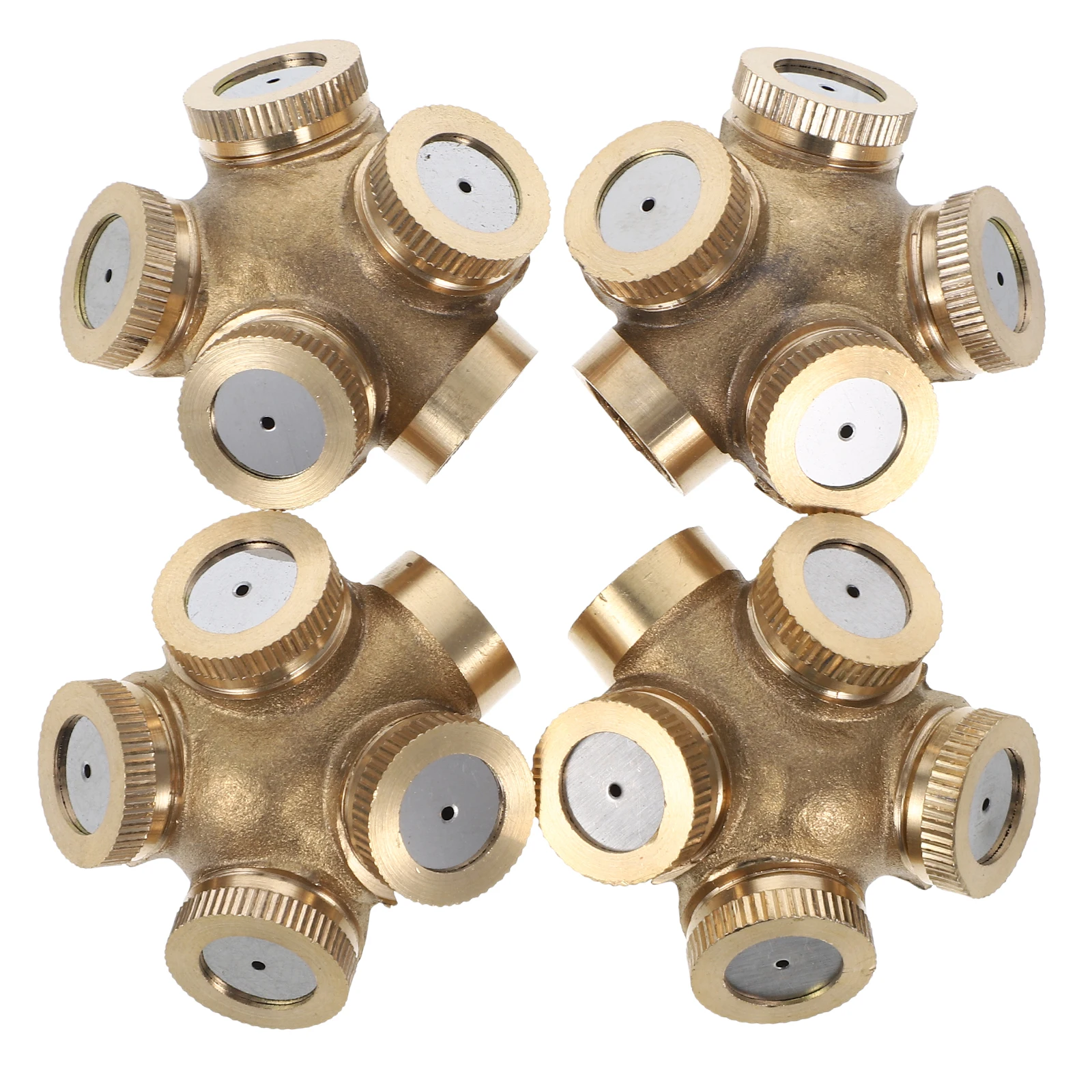 

4pcs Spray Nozzle for Garden Hose Large Area Mist Irrigation System Water Sprayer Nozzles Sprinkler Cooling Roof Agriculture