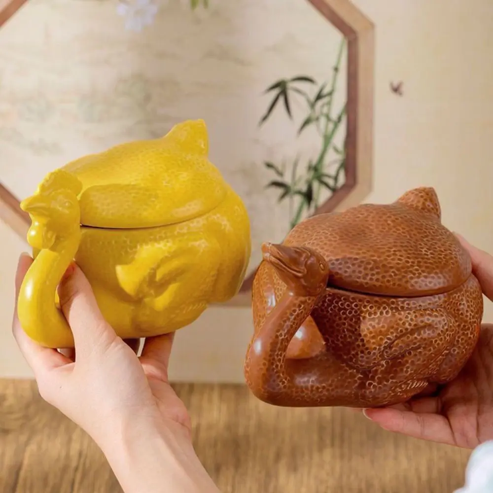 

Unique Ceramic Salt Baked Chicken Mug 220ML Simulation Roast Duck Coffee Cup Exotic Goose Water Cup Juice