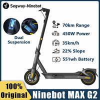 EU Stock Ninebot By Segway Max G2 Electric Scooter 25KM/H Speed Unlock 35KM/H 70km Range 450W Motor Dual Suspension Kickscooter