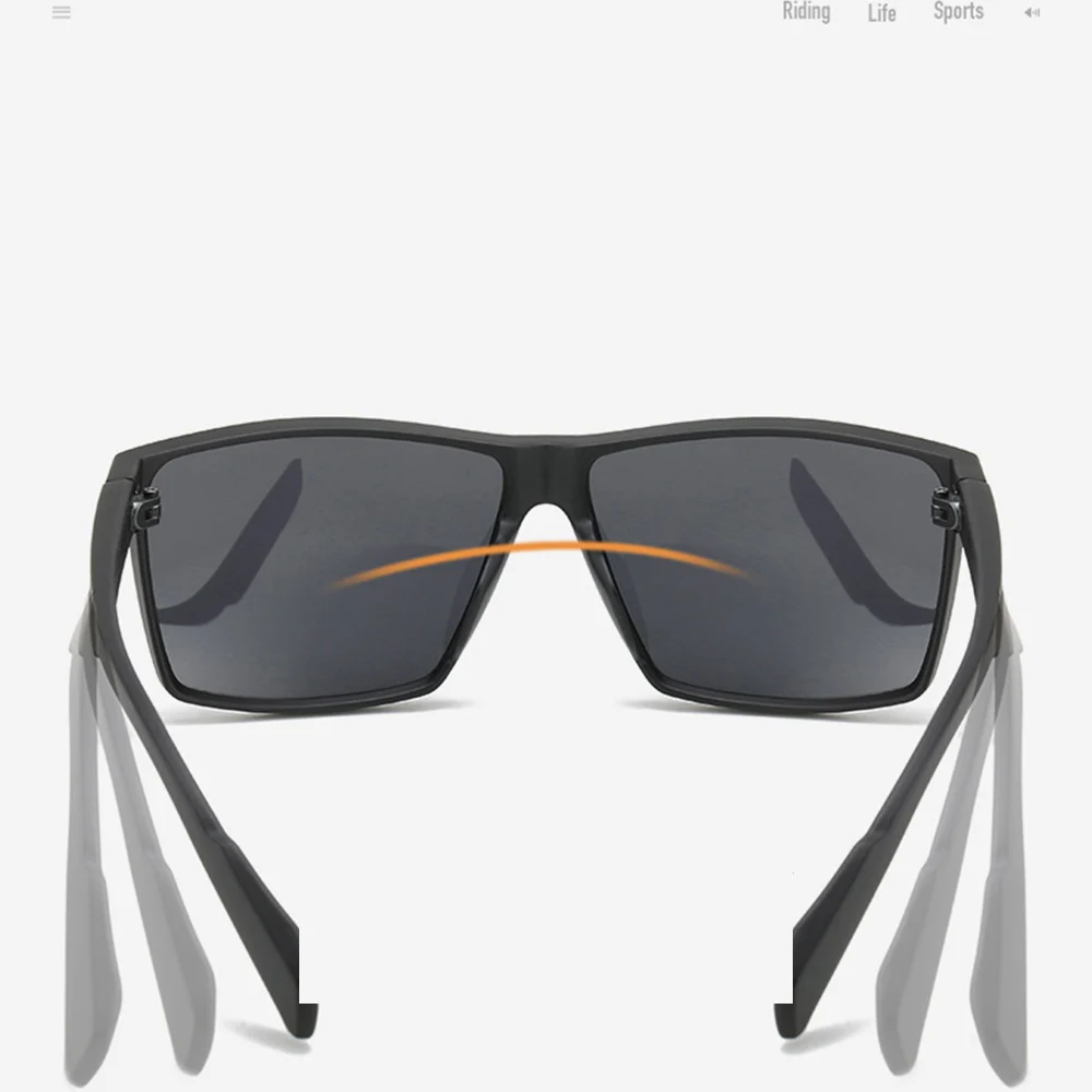 Rectangular Outdoor Trend Square Oversized Frame Comfortable Photochromic Progressive Multifocal Reading Glasses +0.75 To +4