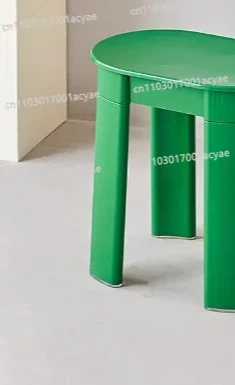 Creative Medieval Round Stool - Designer Nordic Low Stool for Living Room, Dressing Area & Bedroom, Modern Simple Style
