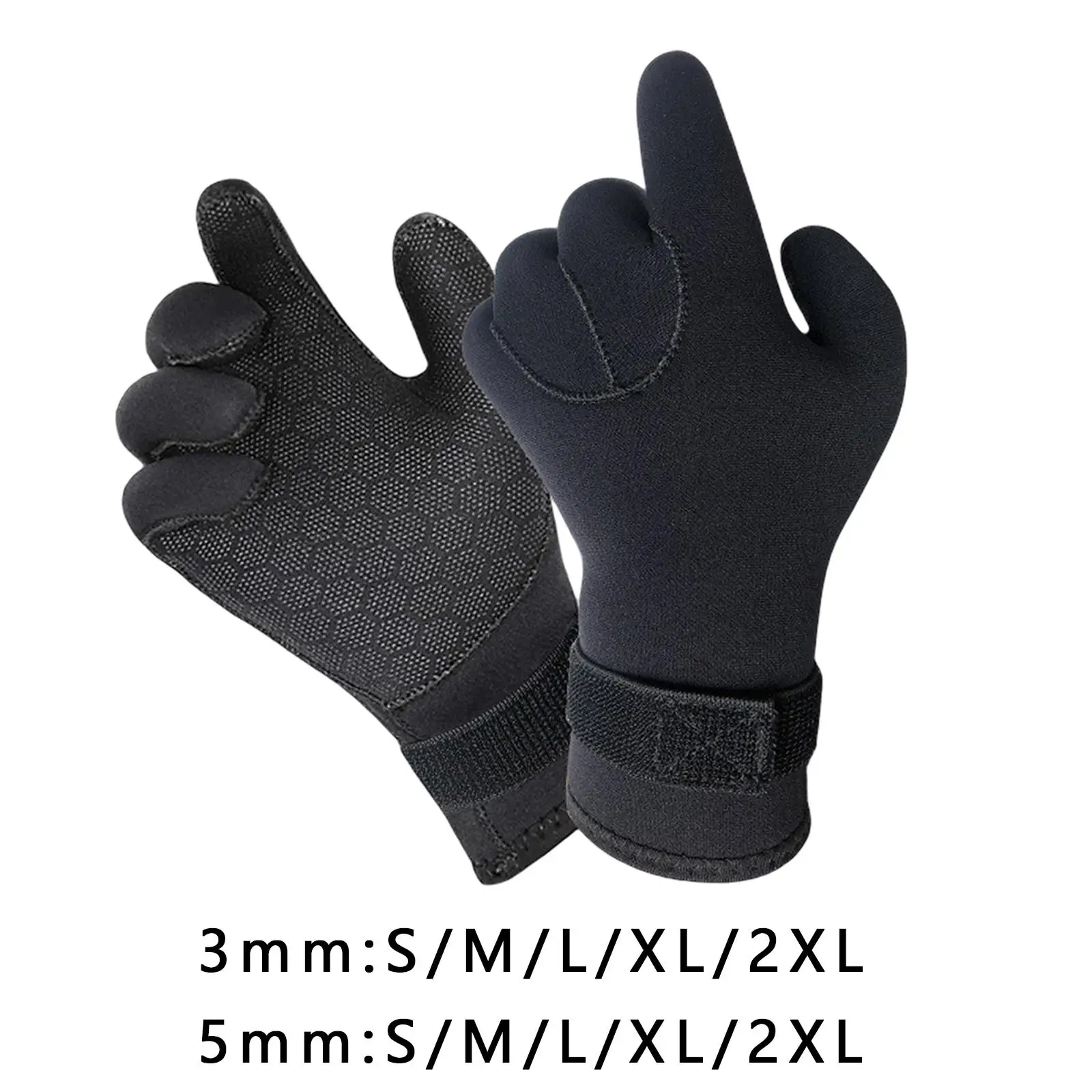Durable Neoprene Dive Gloves Warm Surfing Gloves for Underwater Hunting Swimming Kayak Sports