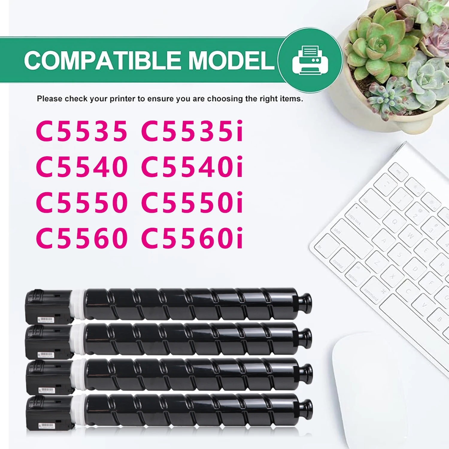 GPR-55 NPG-71 C-EXV51 เปลี่ยนตลับหมึกสําหรับ Canon GPR55 0481C003 0482C003 0483C003 0484C003 สําหรับ C5535 C5535i C5540