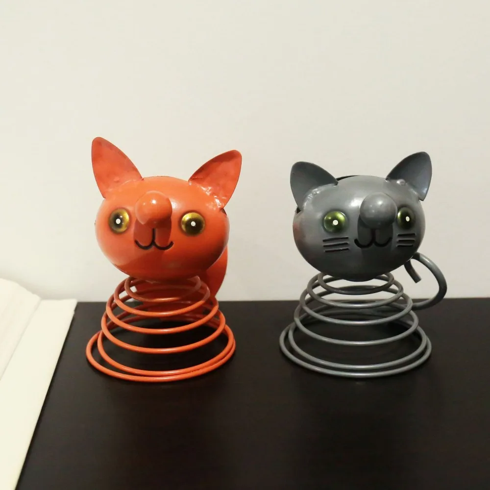 Creative Cartoon Painted Cat Storage Rack Iron Art Easy to Install Squirrel Glasses Frame Animal Decorative Rack Desktop