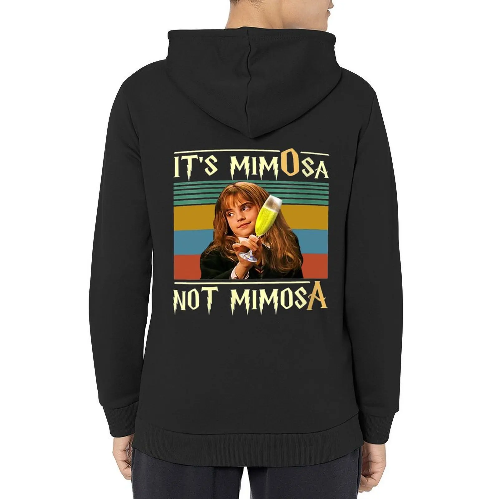 

It's Mimosa.not mimosa vintage Hoodie clothes for men blouse graphic t shirts men hoodies for men