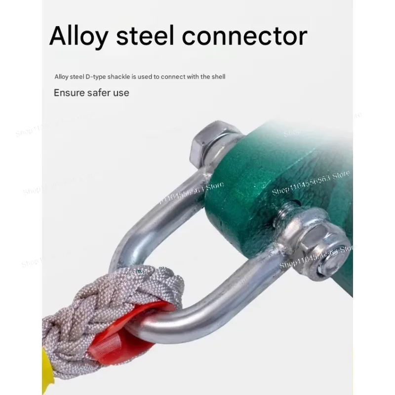 1-2 ton heavy-duty self-locking anti-fall device - 10m/20m speed difference descender for tower crane aerial work