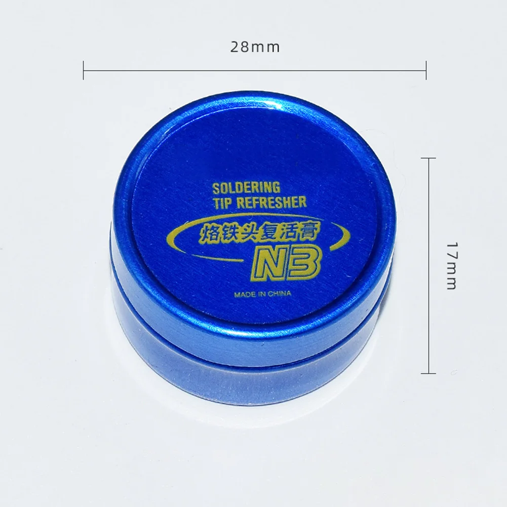 Welding Iron Tip Cleaner Paste Efficient For Oxide Removal for Better Soldering Results Restores Tip Brightness 28 17mm