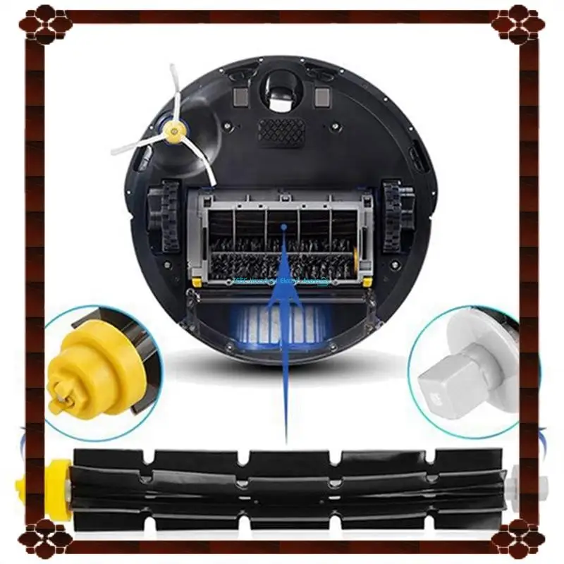 تسليم 24 ساعة لـ Irobot Roomba 600 Series 610 620 625 630 650 660 مكنسة كهربائية فرش جانبية رئيسية فلتر استبدال الجزء K