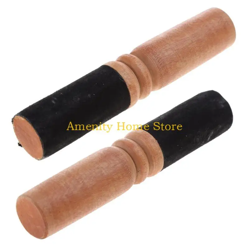 F26C Handmade Tibetan Singing Bowl Striker Stick Buddhist Meditation Wooden Singing Bowl Mallet