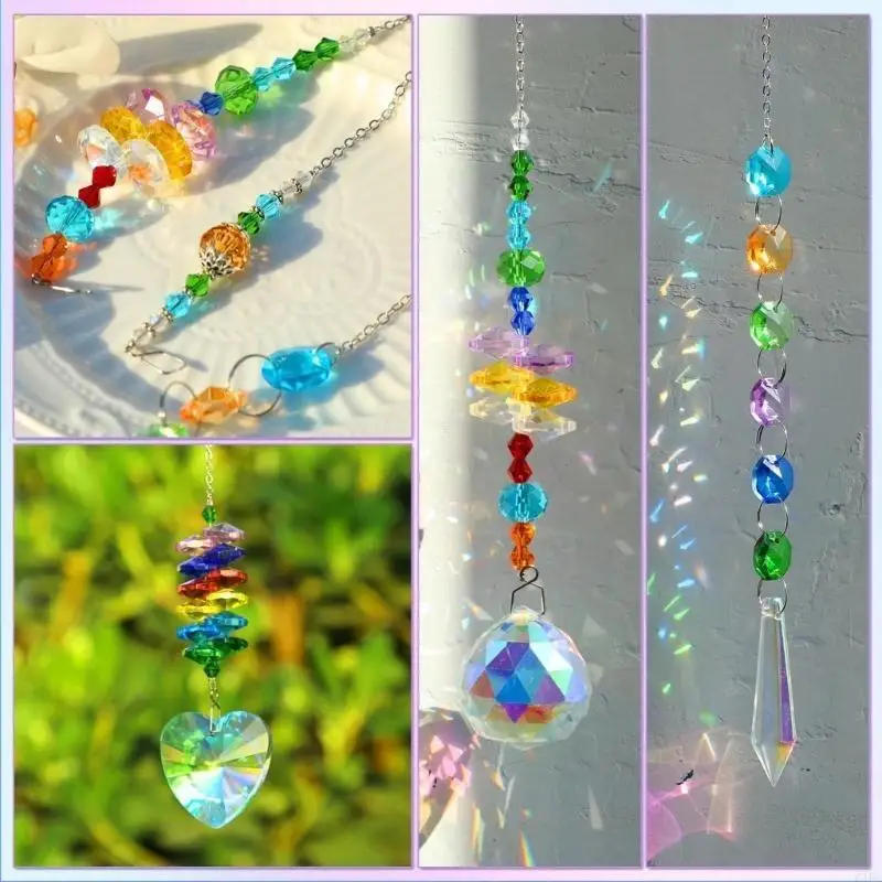 

Creative Sun Catcher Craft Set Rainbow Pendant Beading Supplies Jewelry Ornament