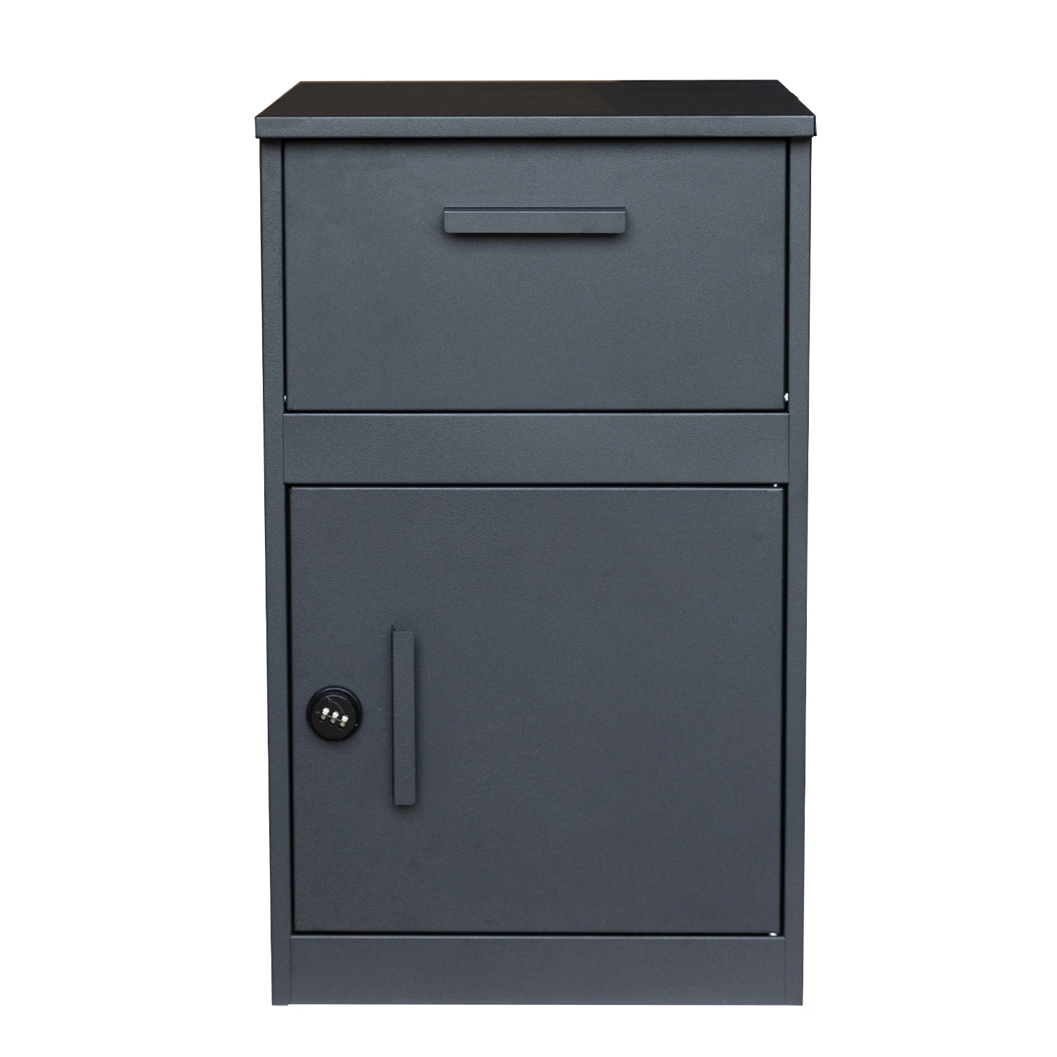 Custom Outdoor Fence Mounted Parcel Drop Box Metal Large Parcel Delivery Box Mail Box