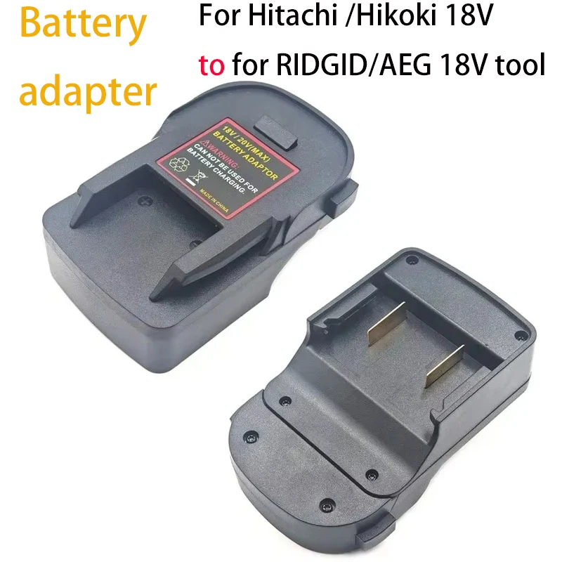 

Адаптер-преобразователь для аккумуляторов Hitachi/Hikoki 18V Li-ion для аккумуляторов RIDGID/AEG18V, аксессуары для беспроводных электроинструментов.