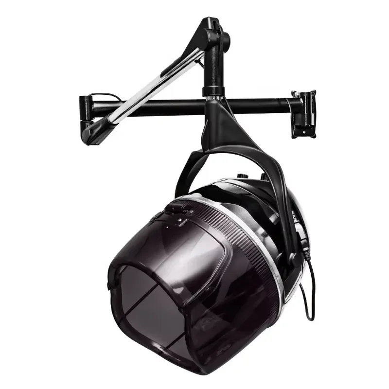 Wall Mounted Hair Dryer Professional Salon Barber Shop Equipment High Power Heating Styling Tool for Home and Hotel Use Black