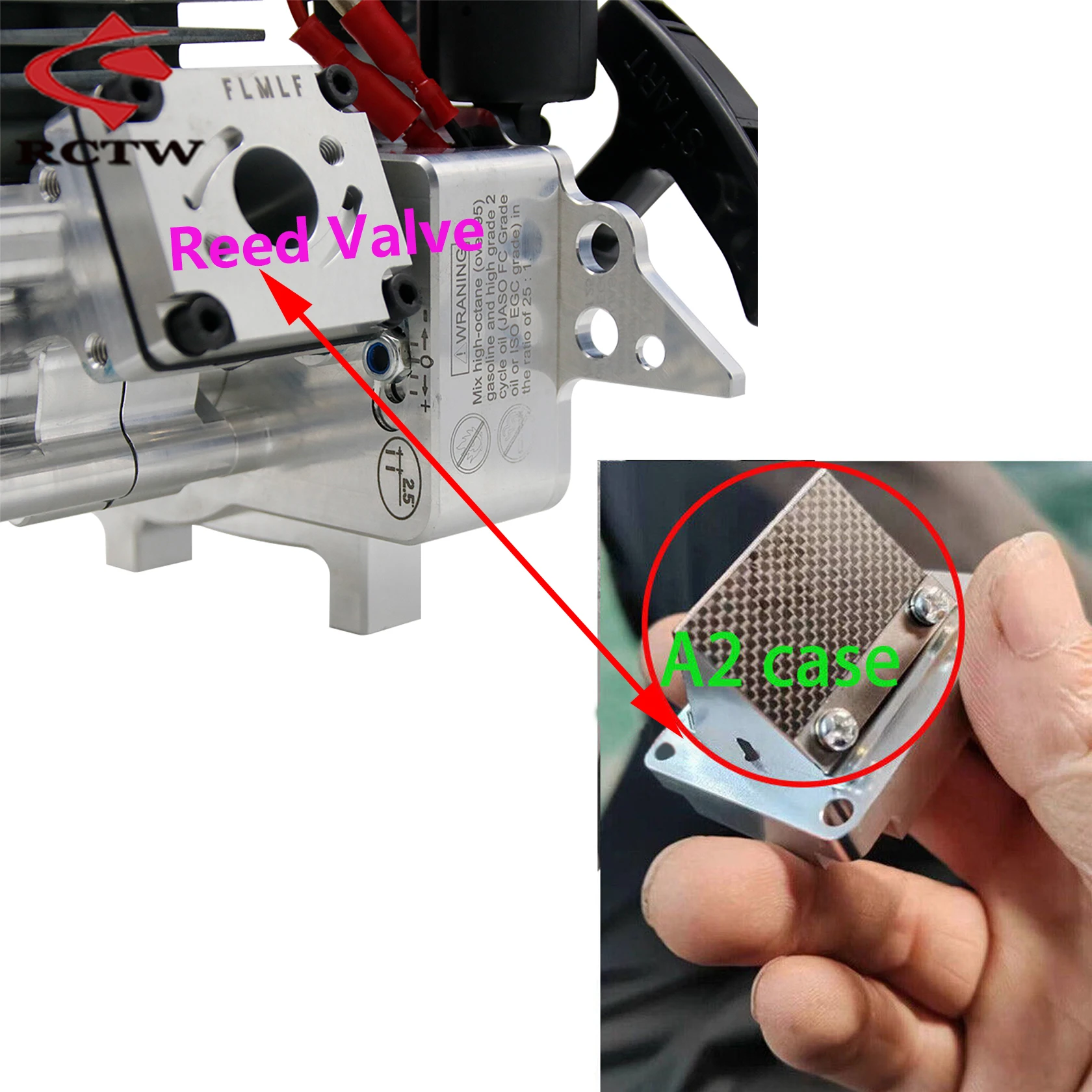 CNC Carter 11HP 32CC of 9.5HP 29CC PRO Reed Case Motor voor 1/5 Rc Auto Gas HPI Rofun Rovan Km BAJA Losi FG HSP MCD RCMK DBXL