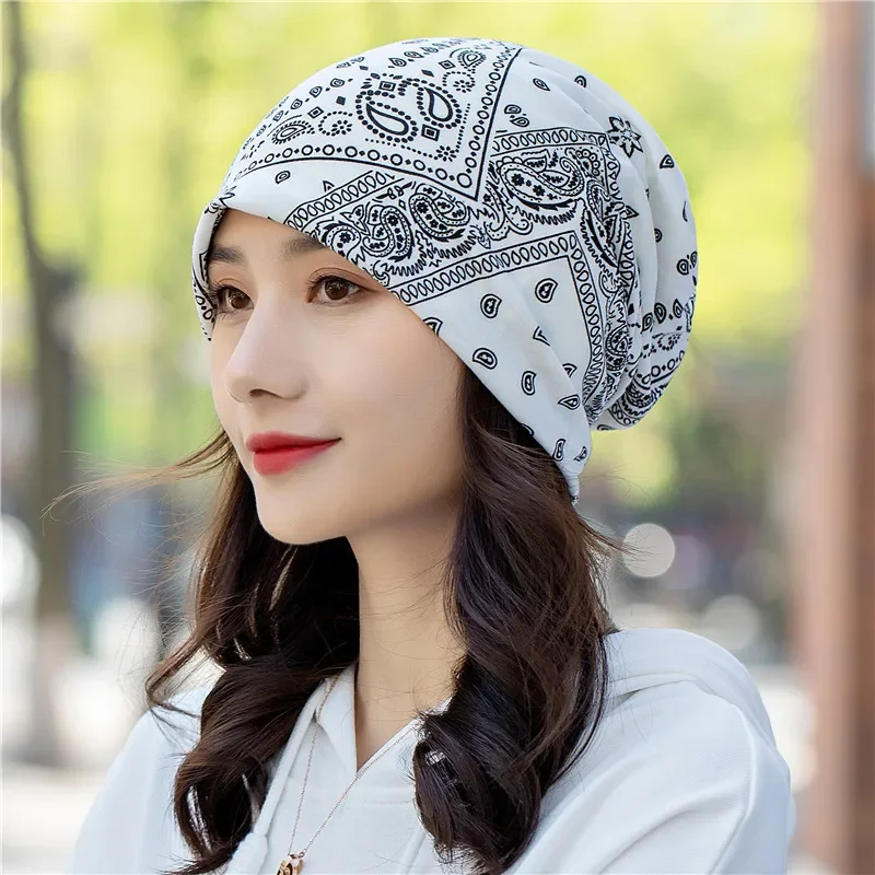 Frauen Sommer Spitze Cashew Blume Sonne Hut Frühling Herbst Winddicht Warme Schwangere Haft Kappe Multifunktions Kopftuch Bib W50 – Detail 5